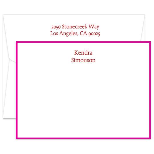Triple Thick Epitome Flat Note Cards